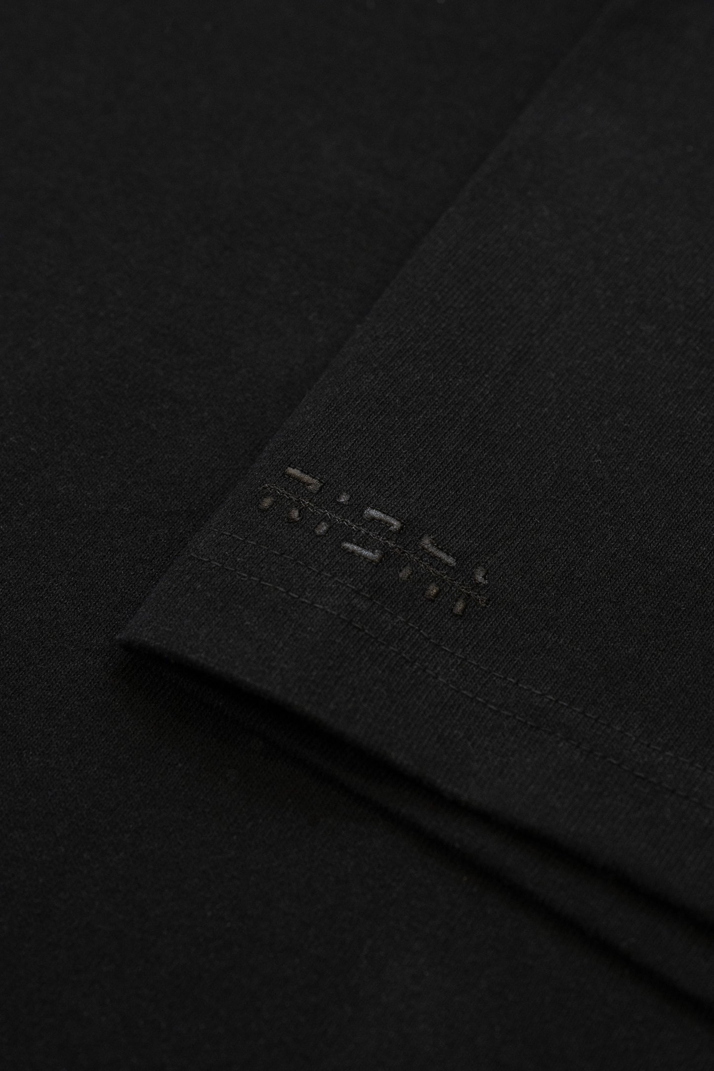 Oversized Embroidered Tee - 2026 Edition - Black