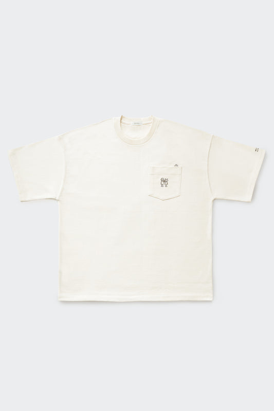 Oversized Embroidered Tee - 2026 Edition - Natural